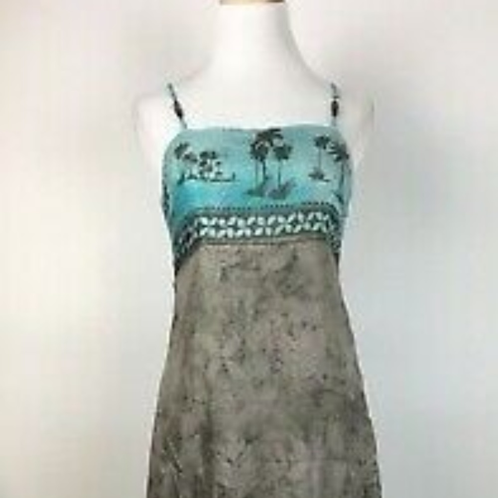 🥂Elegant Breeze Tropical Dress by Shelli Segal